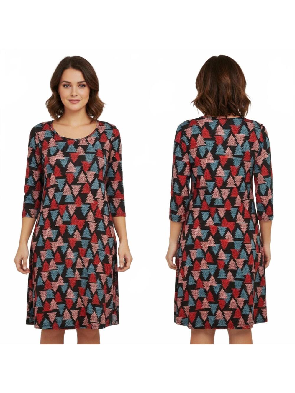 Celebrate Together Dress Midi Print